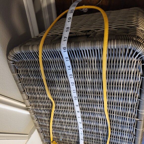 Fossil Leather Crossbody with Cinched Outside Pocket Yellow - Picture 13 of 16